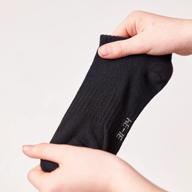 Kinder Sneaker Socken aus Bio-Baumwolle Blau