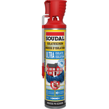 Soudal pur bouwschuim ultra isolatie foam 600 ml