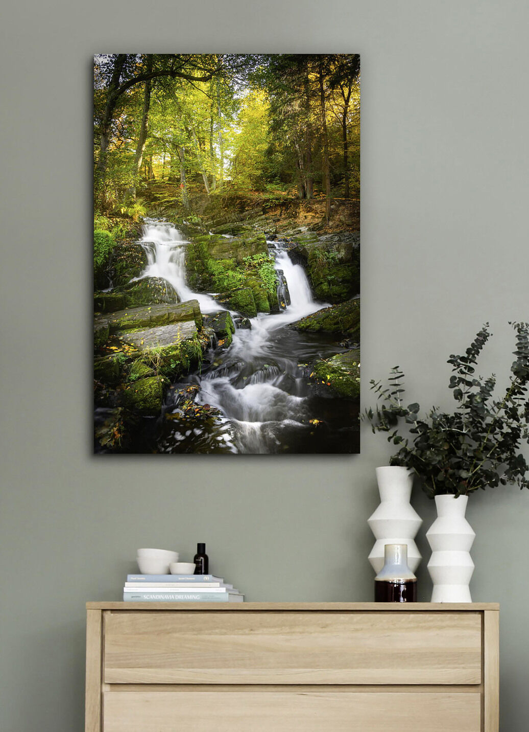 Hochwertiges Leinwandbild «Selkefall im Harz»