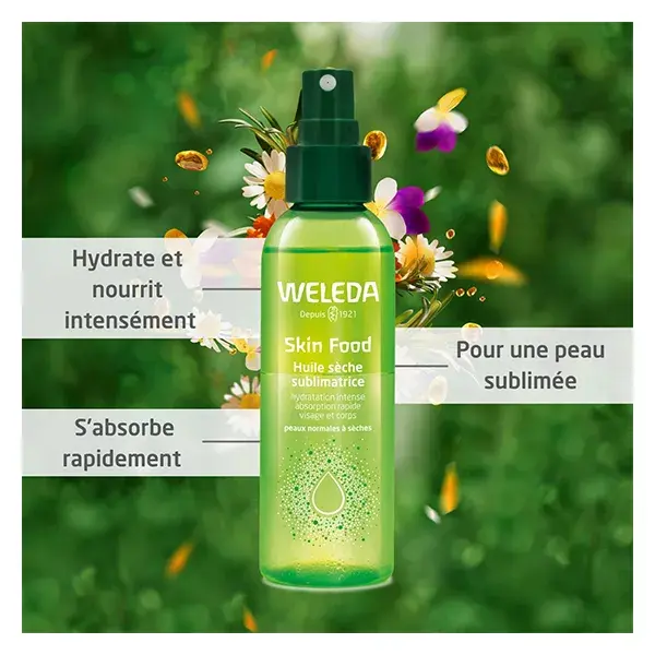 Óleo Seco Sublime Skin Food da Weleda 100ml