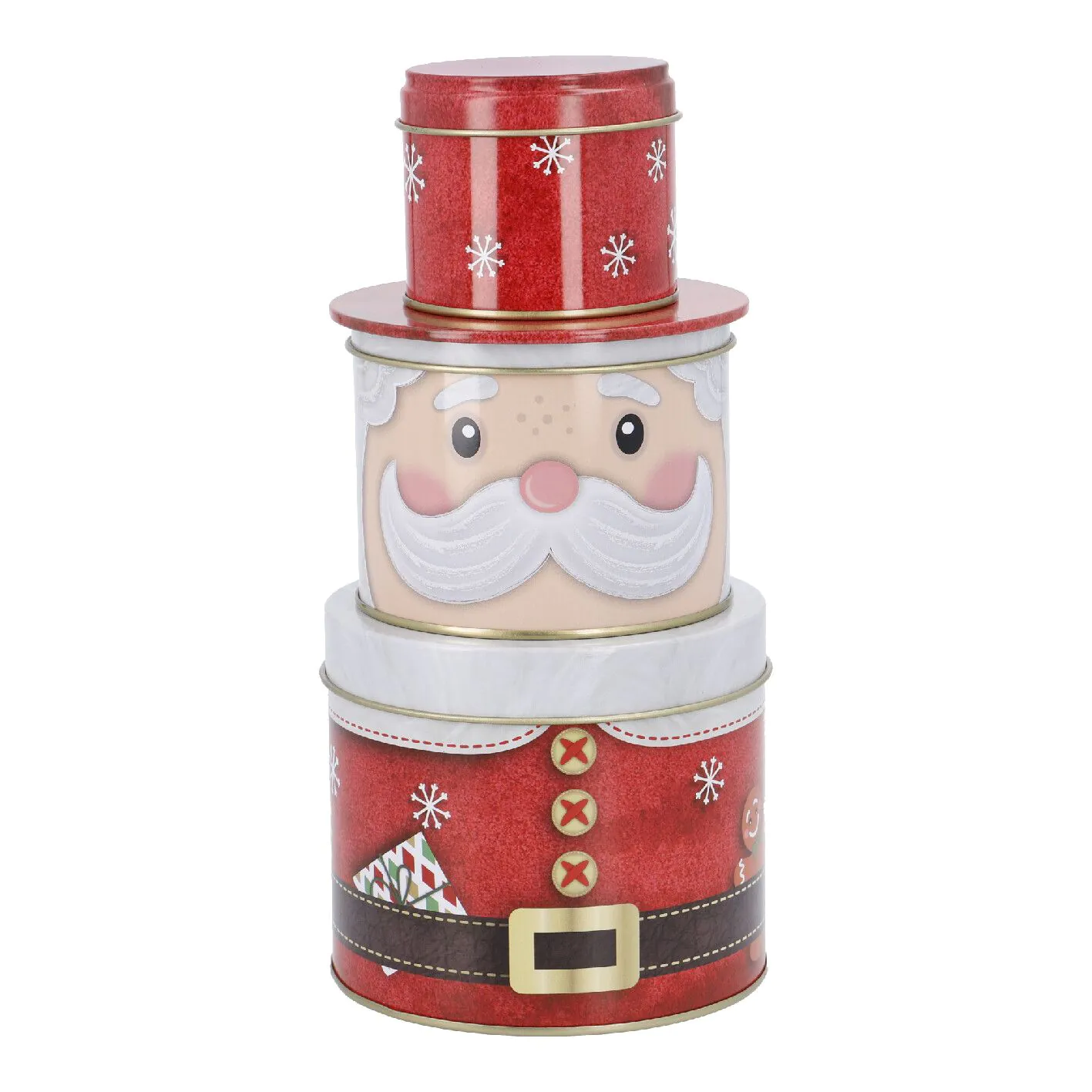 Keksdosen-Set Weihnachtsmann