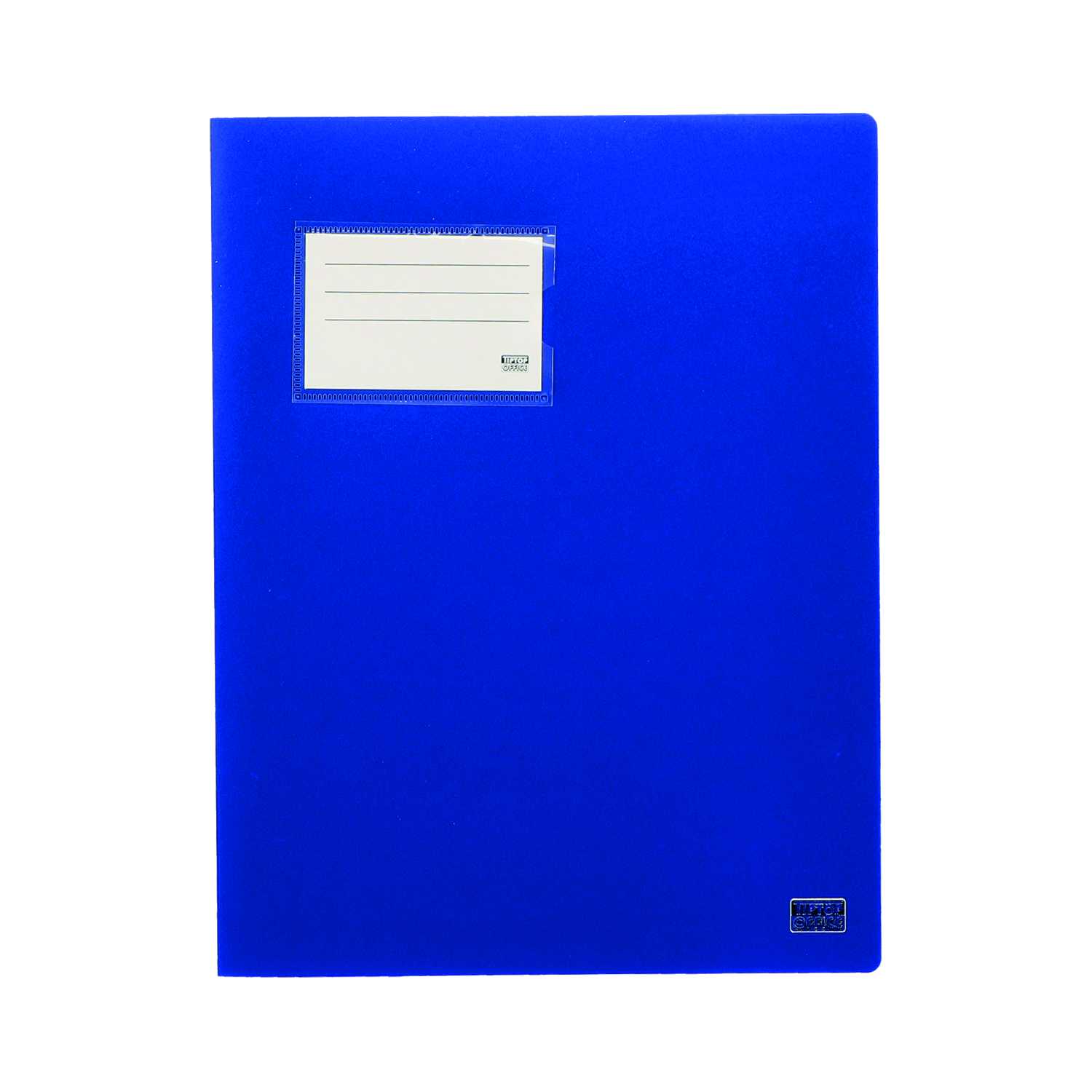 Schnellhefter A4 PP mit Tasche dunkelblau