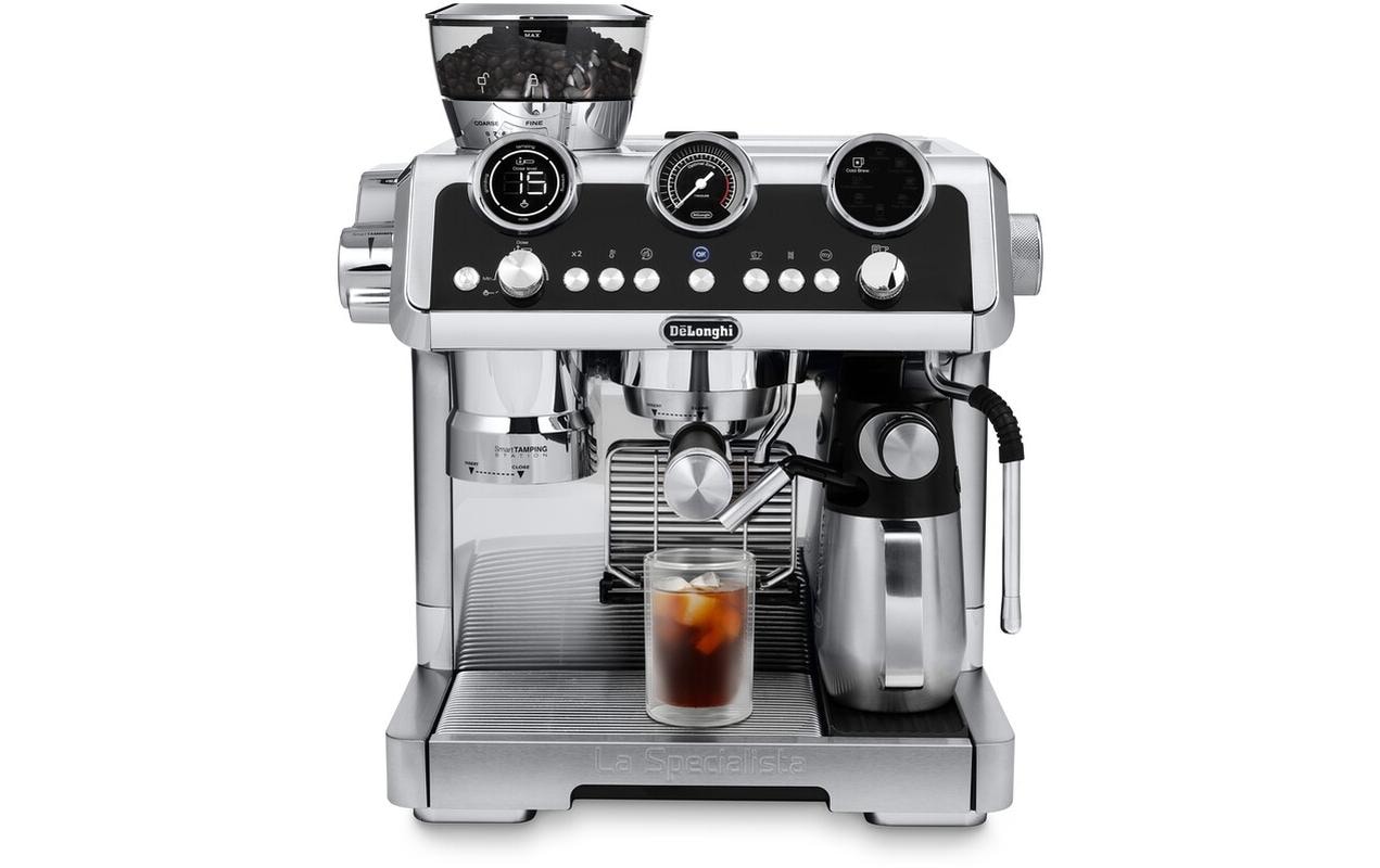 Siebträgermaschine La Specialista Maestro EC9865.M Silber<br>Espressomaschine mit Siebträger und integriertem Mahlwerk