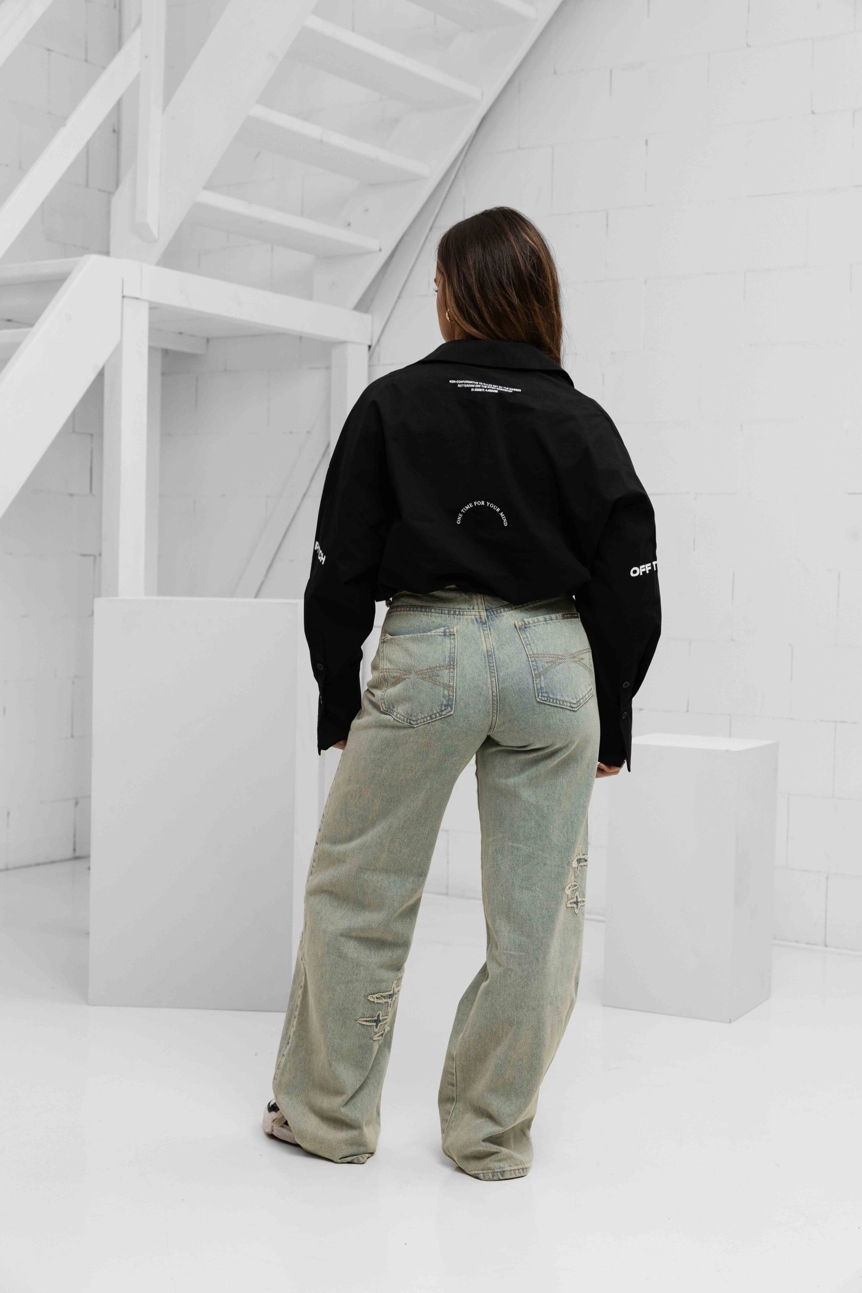 Off The Pitch Branded Kenzie Shirt Dames Zwart