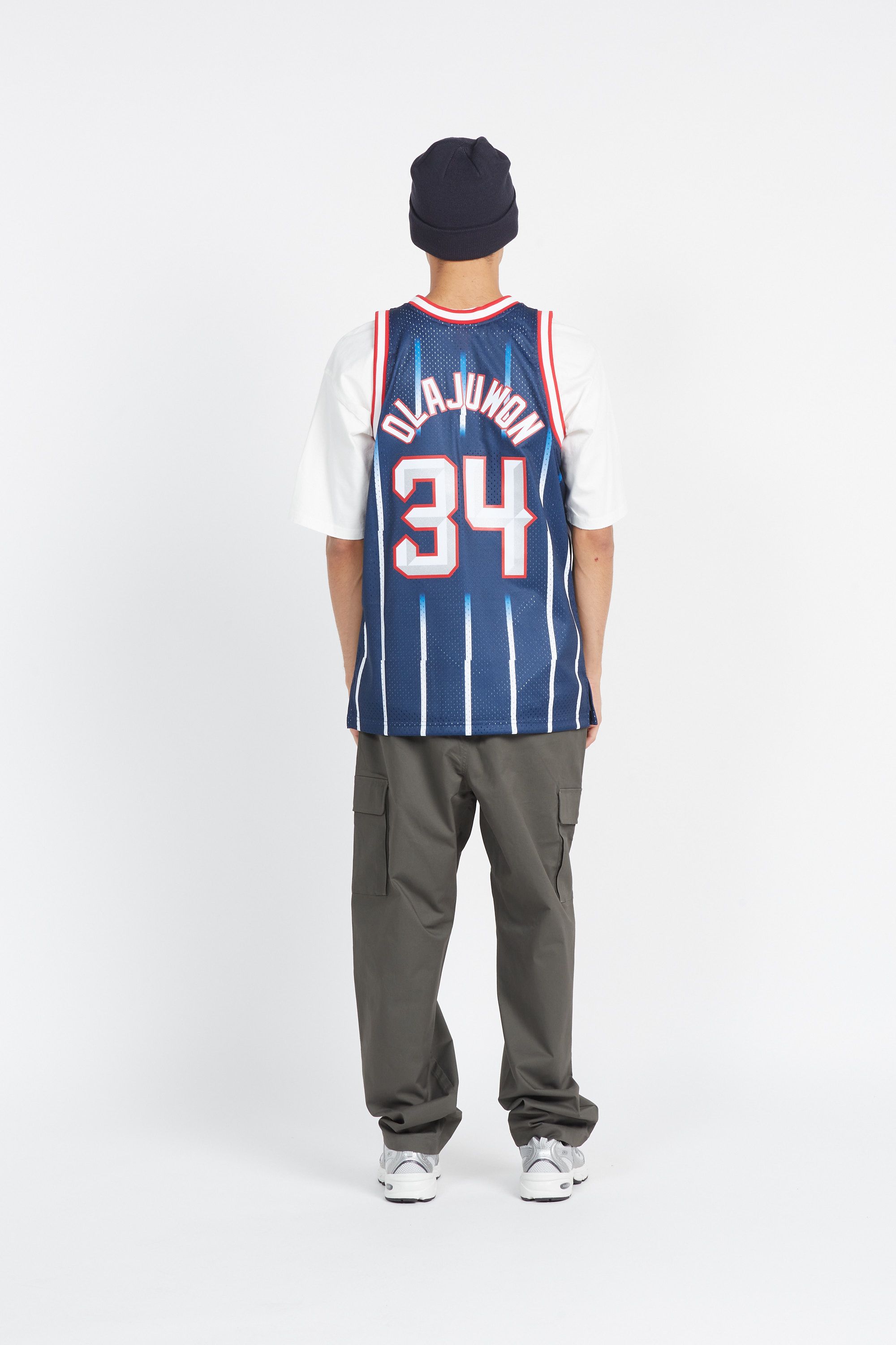 MITCHELL & NESS Maillot  SMJYGS18173-HRONAVY96HOL Bleu