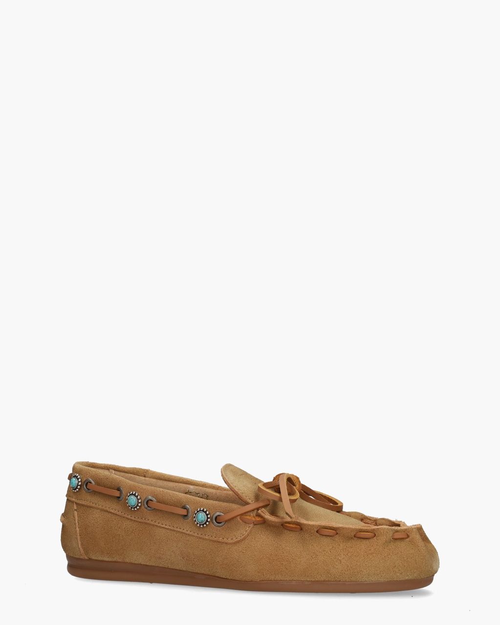 Posa Boat Loafer Western Cognac Damesloafers