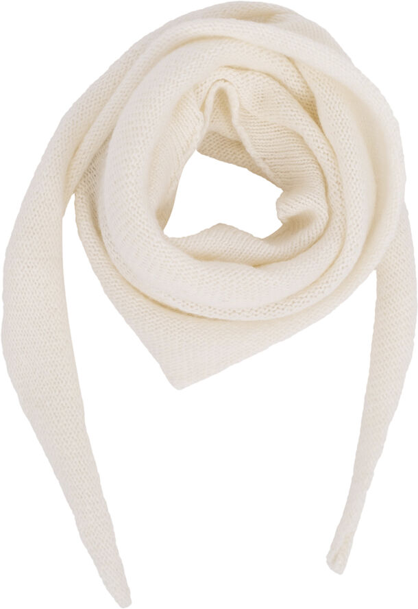 Neo Noir Misty Knit Scarf Off white