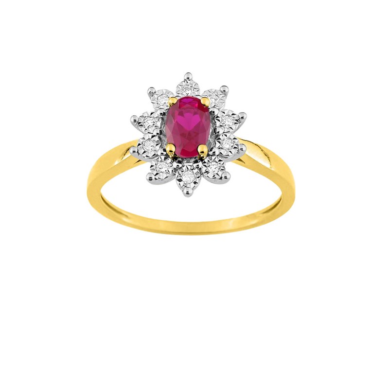 Bague femme - Rubis - Or 18 Carats