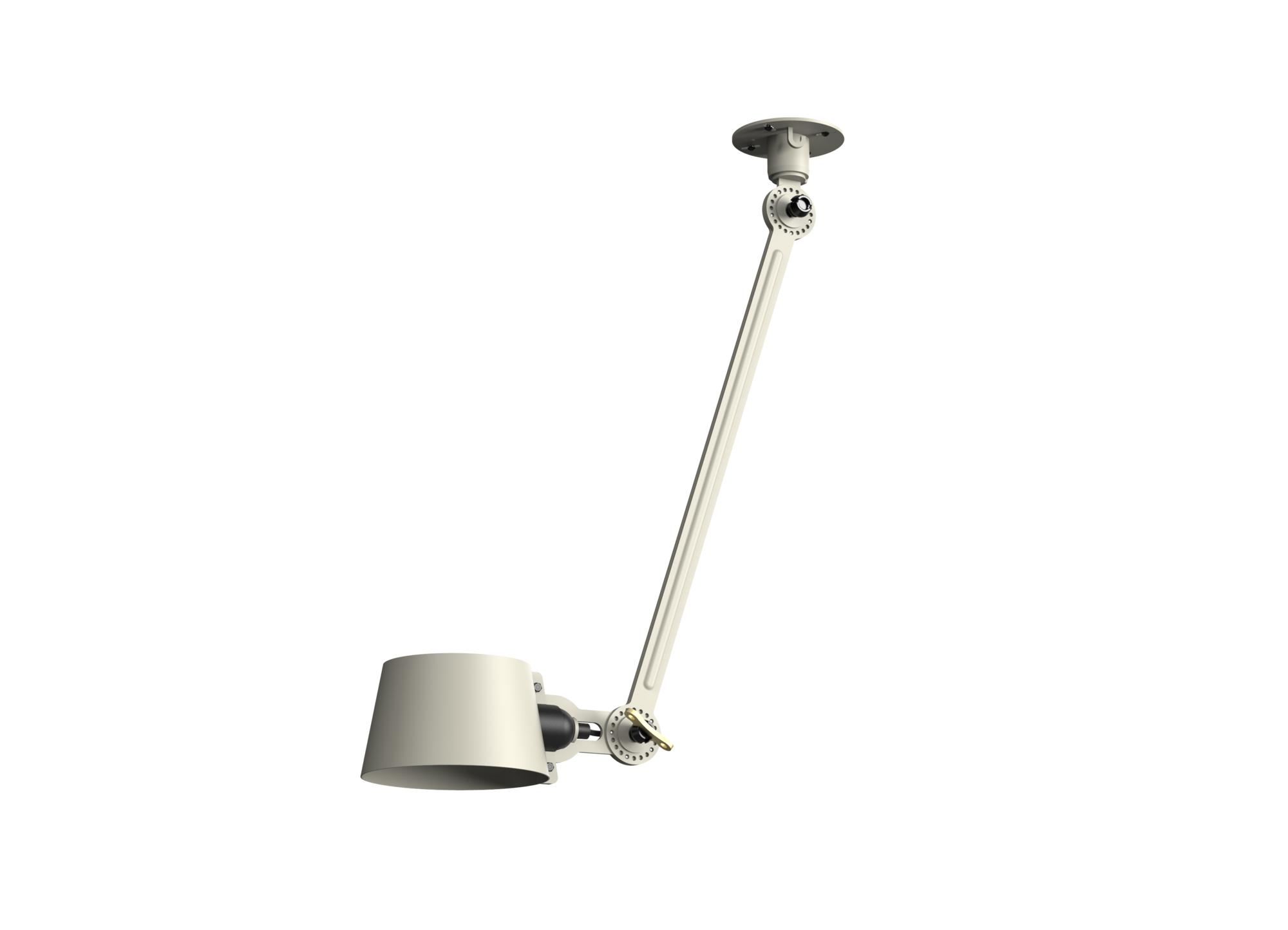 Plafondlamp Bolt 1 arm sidefit install ash grey