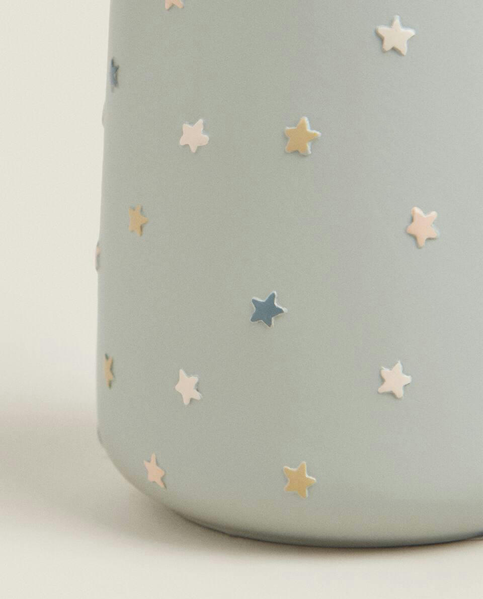 Conjunto de banheiro em resina com estrelas
