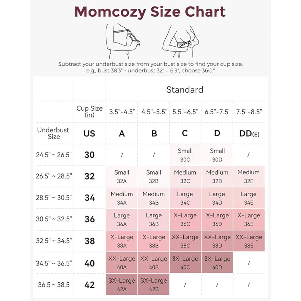 Køb Momcozy Black YN21 Maternity Amme BH