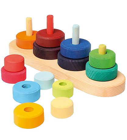 Grimms Holzspielzeug - Fabuto - 15 Teile - Mehrfarbig