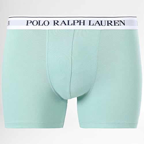 Lot De 3 Boxers Vert Clair Lila Bleu Marine
