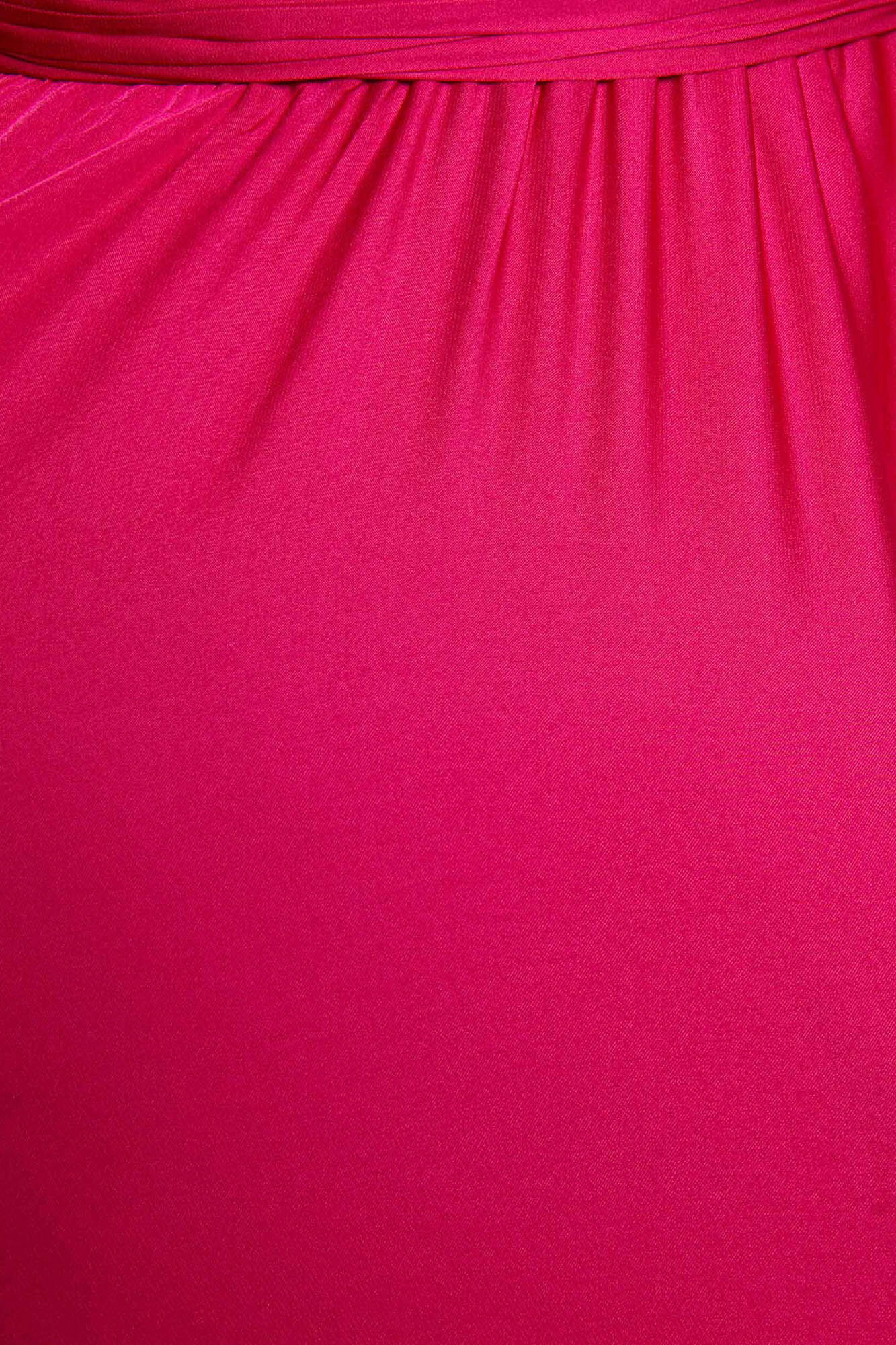 Vestido longo sem mangas - Fúcsia