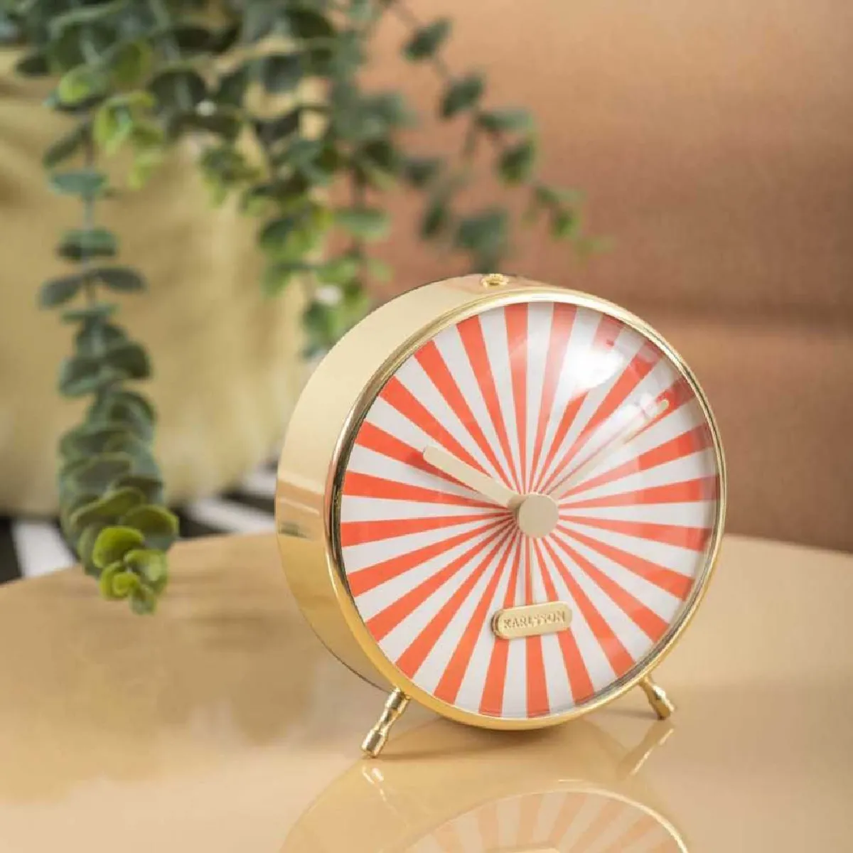 Karlsson Réveil Candy Swirl - Orange