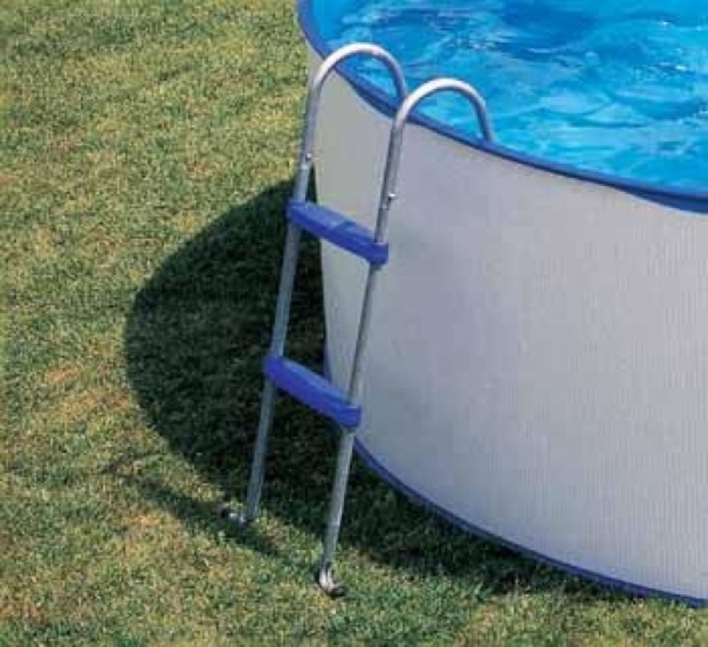 Echelle 2x2 marches pour piscine hors sol 0,98m
