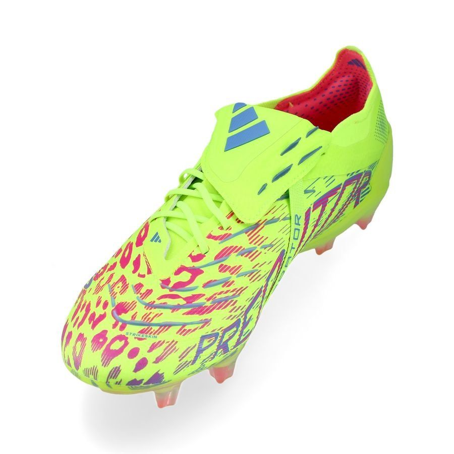 adidas Predator Elite Fold-over Tongue FG Mystic Victory - Lucid Lemon/Lucid Pink/Blue Fusion