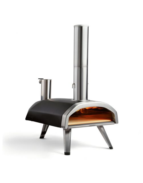 Ooni Pizzaoven Fyra - Buitenkeuken - 74x41x73 cm 10.4 kg Zwart Zilver Houtpellets Gestookt