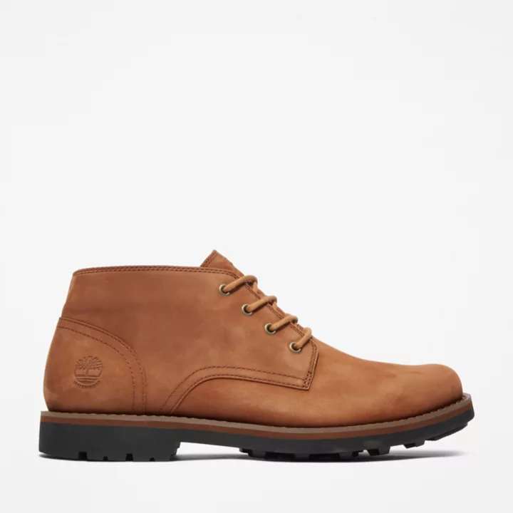 Bota Chukka impermeável Alden Brook para homem, cor castanho claro.