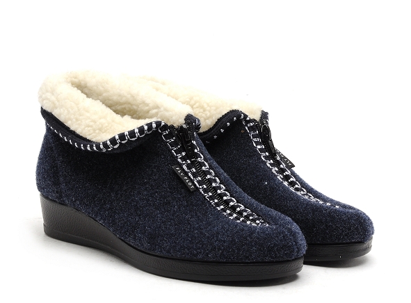 Flyflot chaussons femme faku bleu
