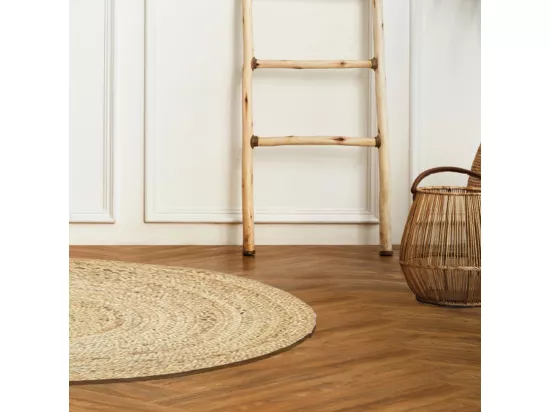 Tapis déco rond en jute 150x150cm