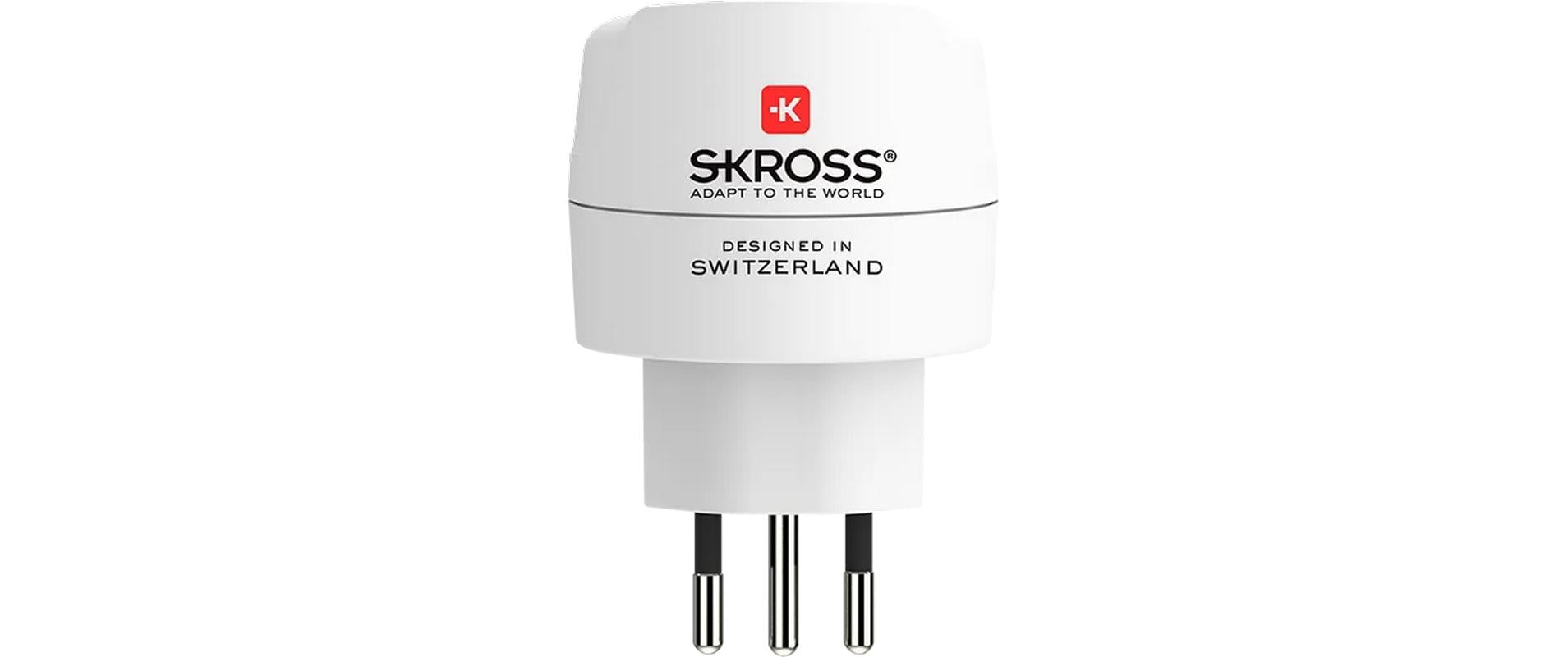 Reiseadapter Europe to Switzerland, Italy, Brasil WeissLand Reiseadapter: Europa Eingang