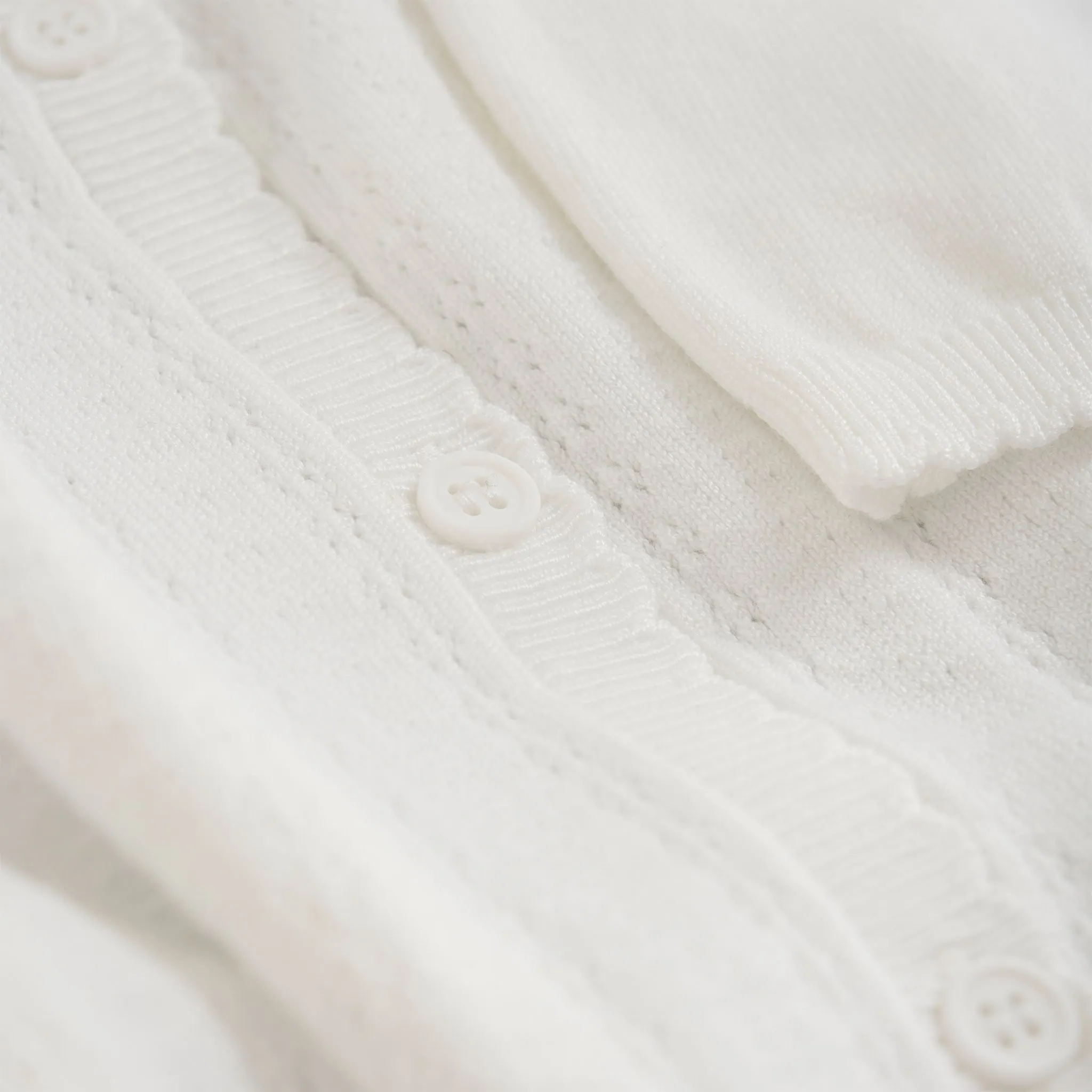 Creamie Cardigan Pointelle 2-14ans