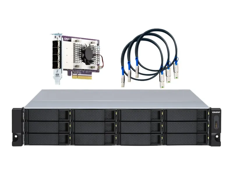 QNAP TL-R1200S-RP - Harddisk-array - 12 bays (SATA-600) - SATA 6Gb/s (ekstern) - rackversion - 2U