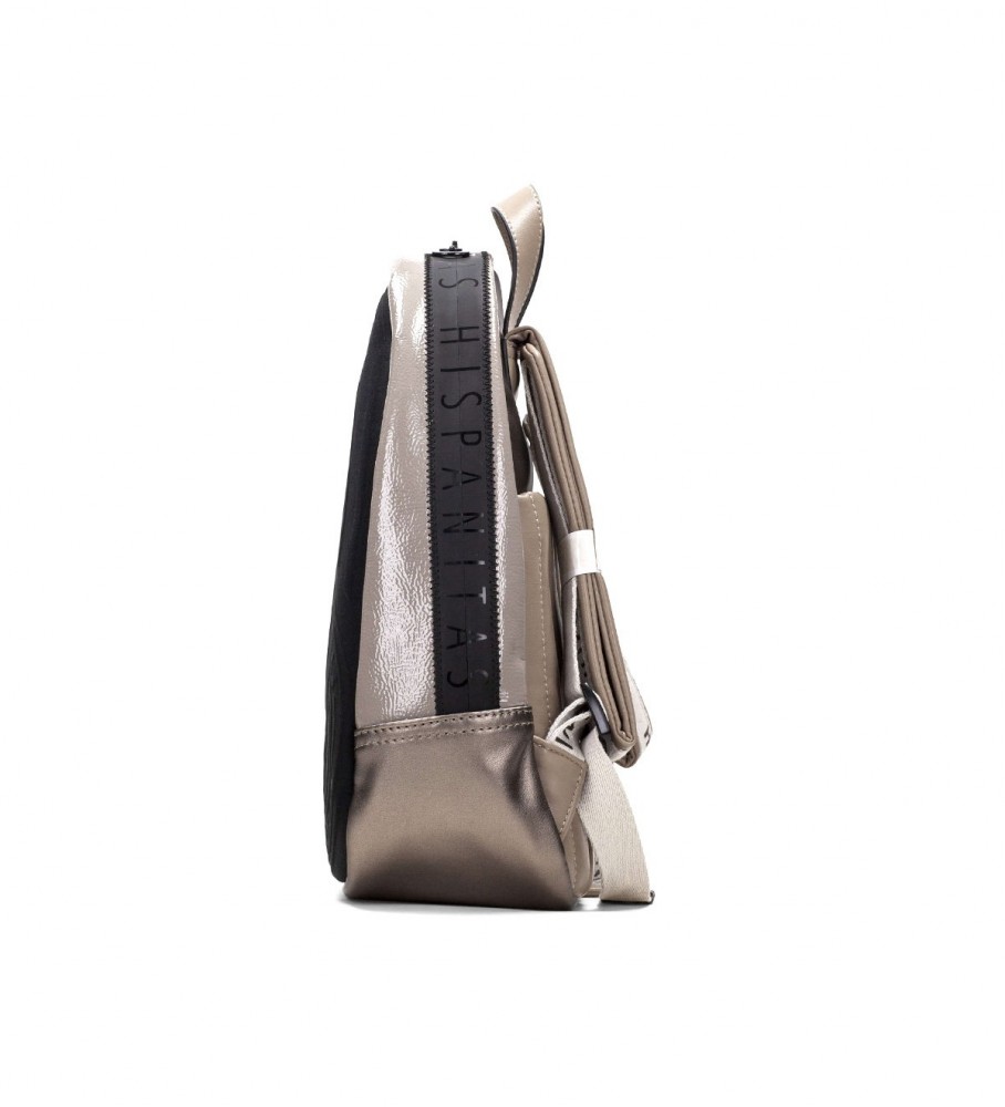 Mochila Hispanitas logotipo preto