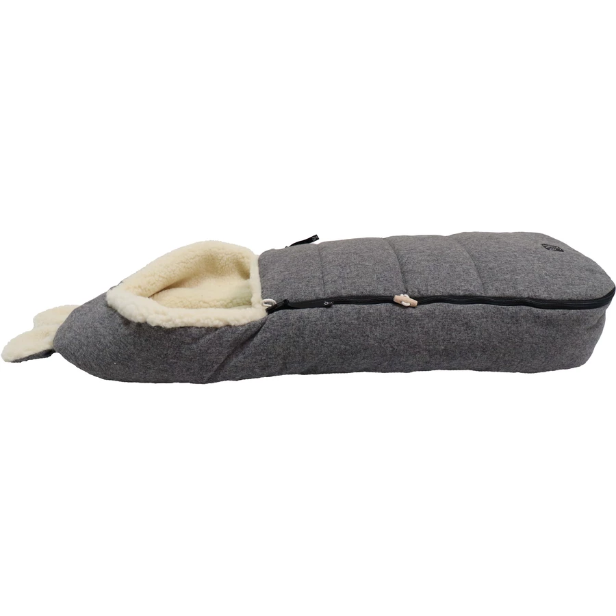 Kaiser Winterfußsack HOODY MAUS WOOL sleet grey
