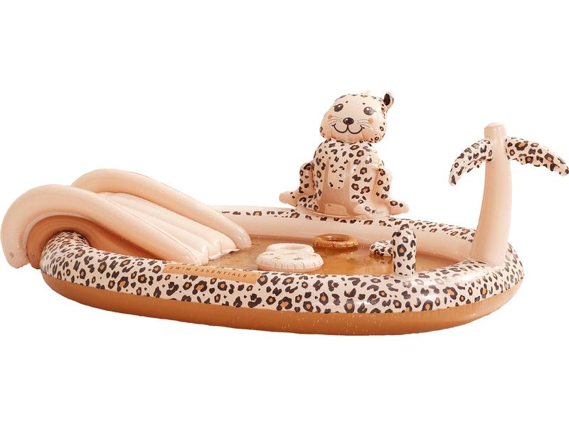 Swim Essentials Planschbecken Beige Leopard Ø 210 cm Aufblasbarer Spielpool