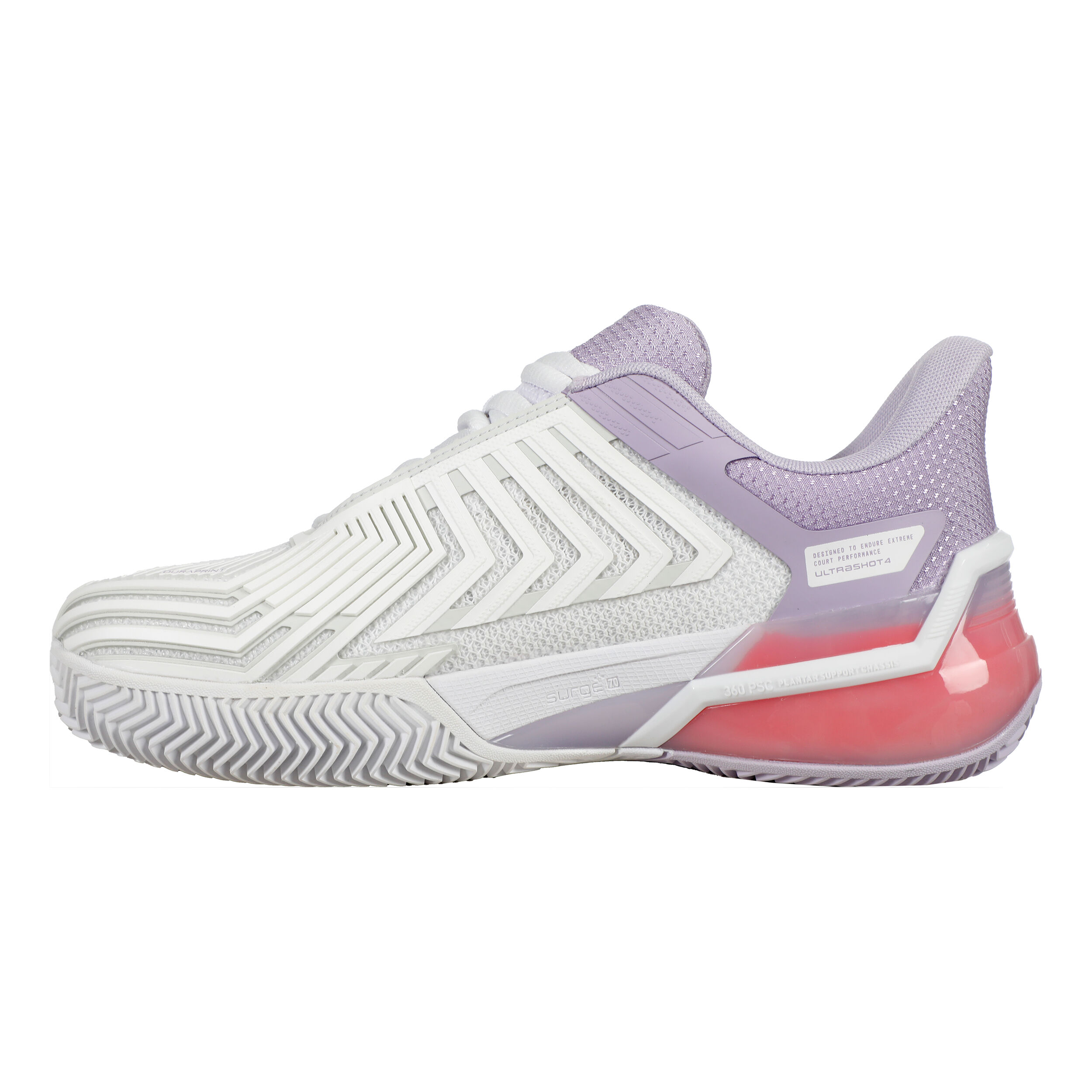 K-Swiss Ultrashot 4 Chaussure Terre Battue Femmes - Blanc , Lilas