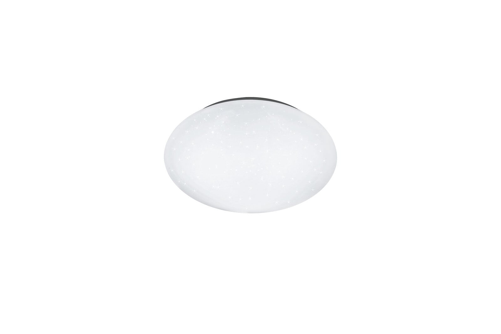 LED-Deckenleuchte Kunststoff Weiß/Starlight Effekt Ø 27 cm