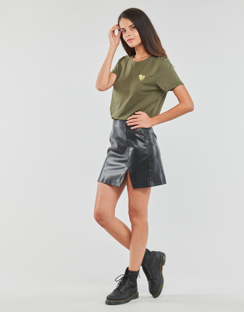 Only - ONLLINA FAUX LEATHER SKIRT CC OTW - Noir