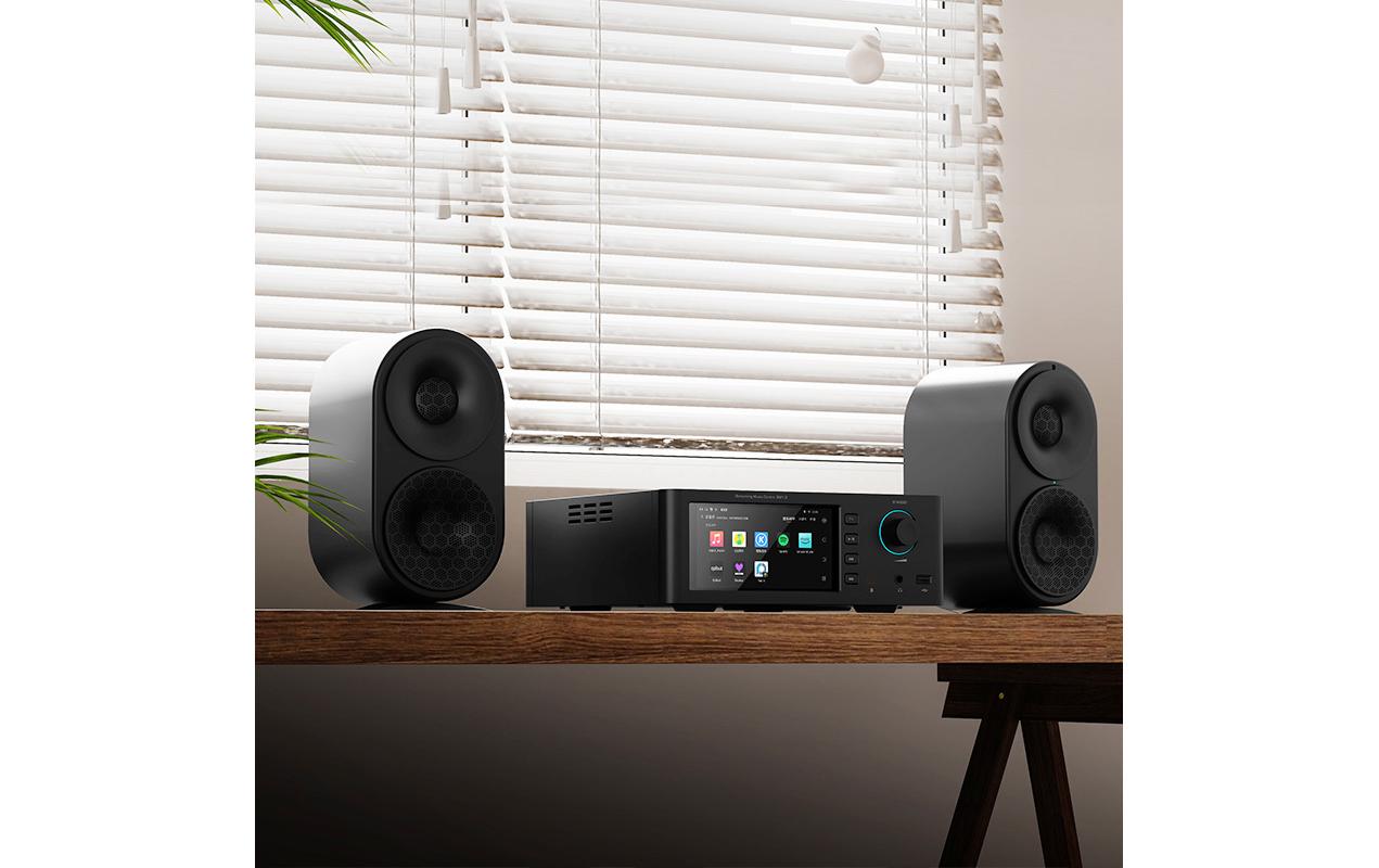 Regallautsprecher Paar S0 Schwarz<br>Tragbares Bluetooth-Lautsprecherpaar