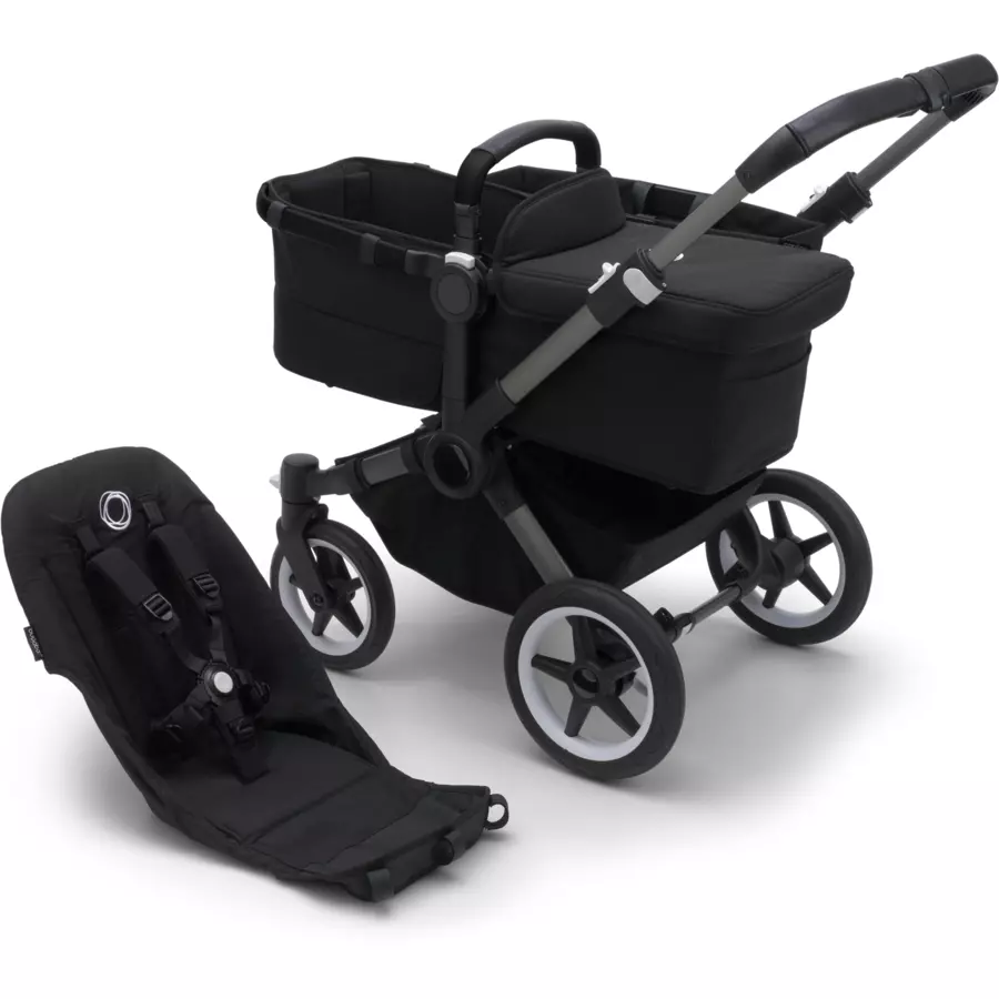 bugaboo Kombikinderwagen Donkey 5 Base GraphiteMignight Black