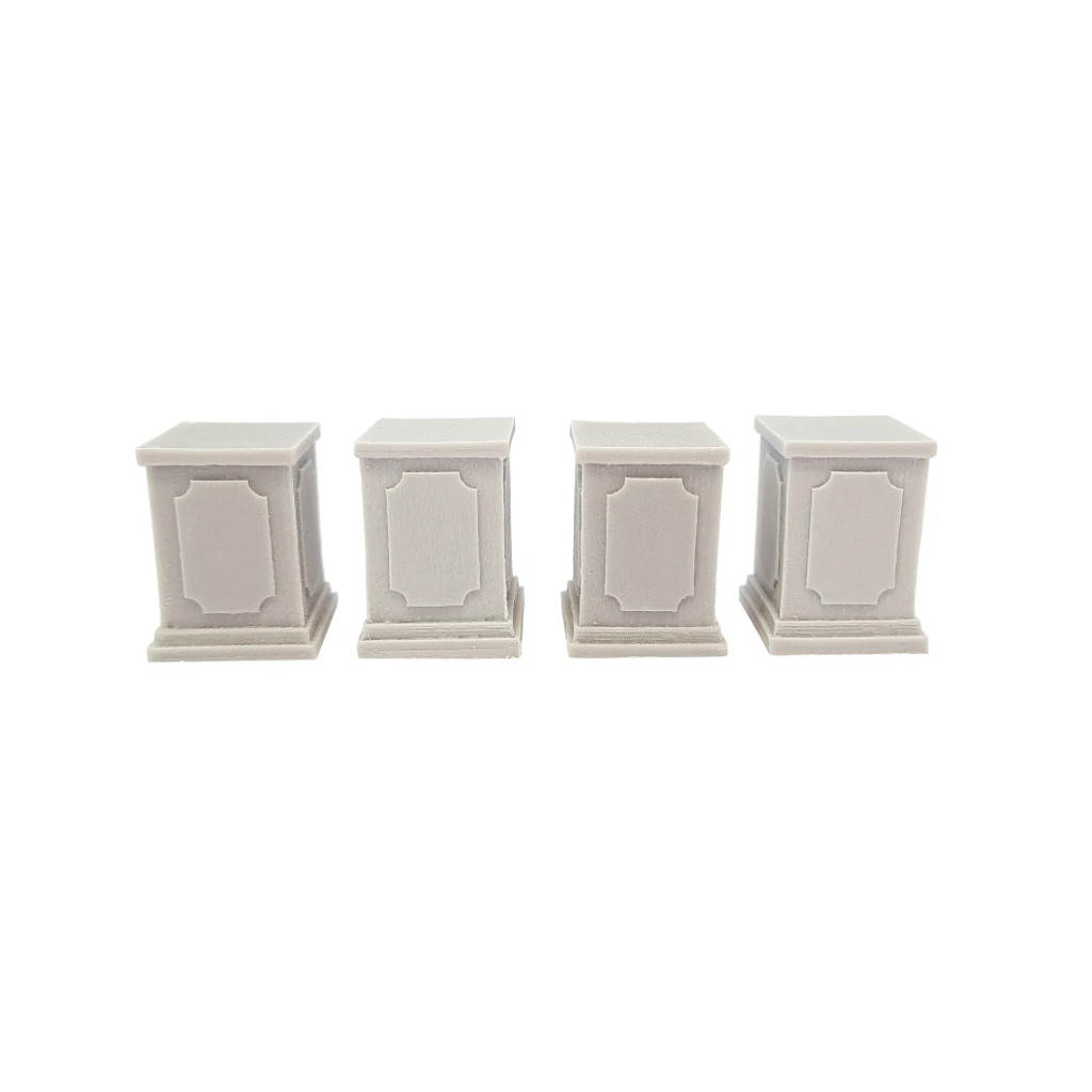 Ziterdes: 4 big pedestals