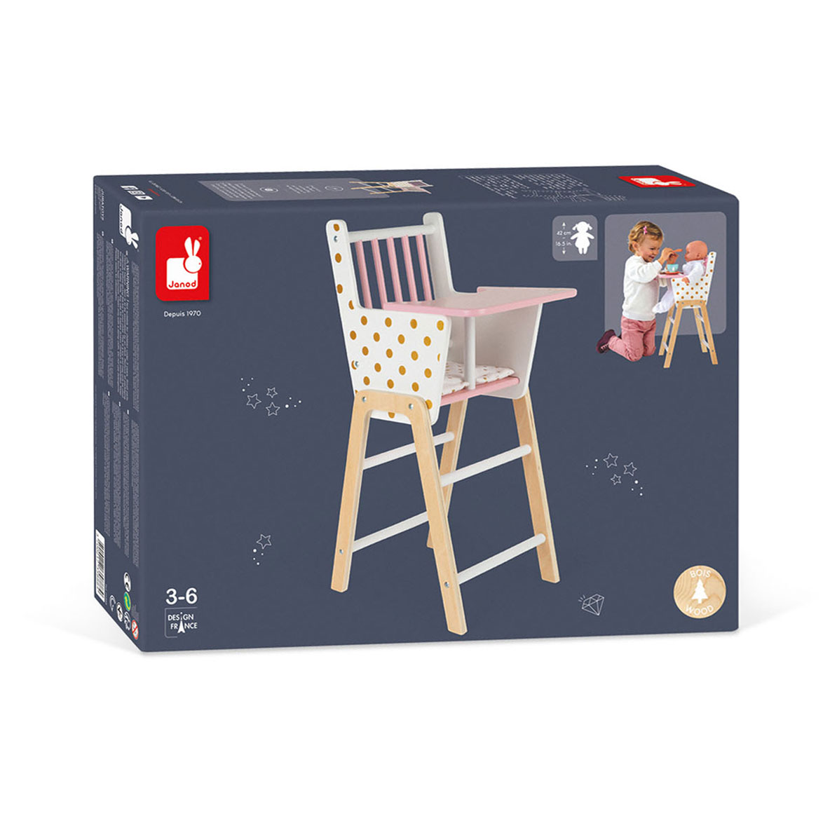 Janod Candy Chic - Poppenstoel