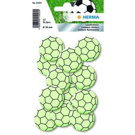 HERMA Leuchtsticker Fußball, Mini