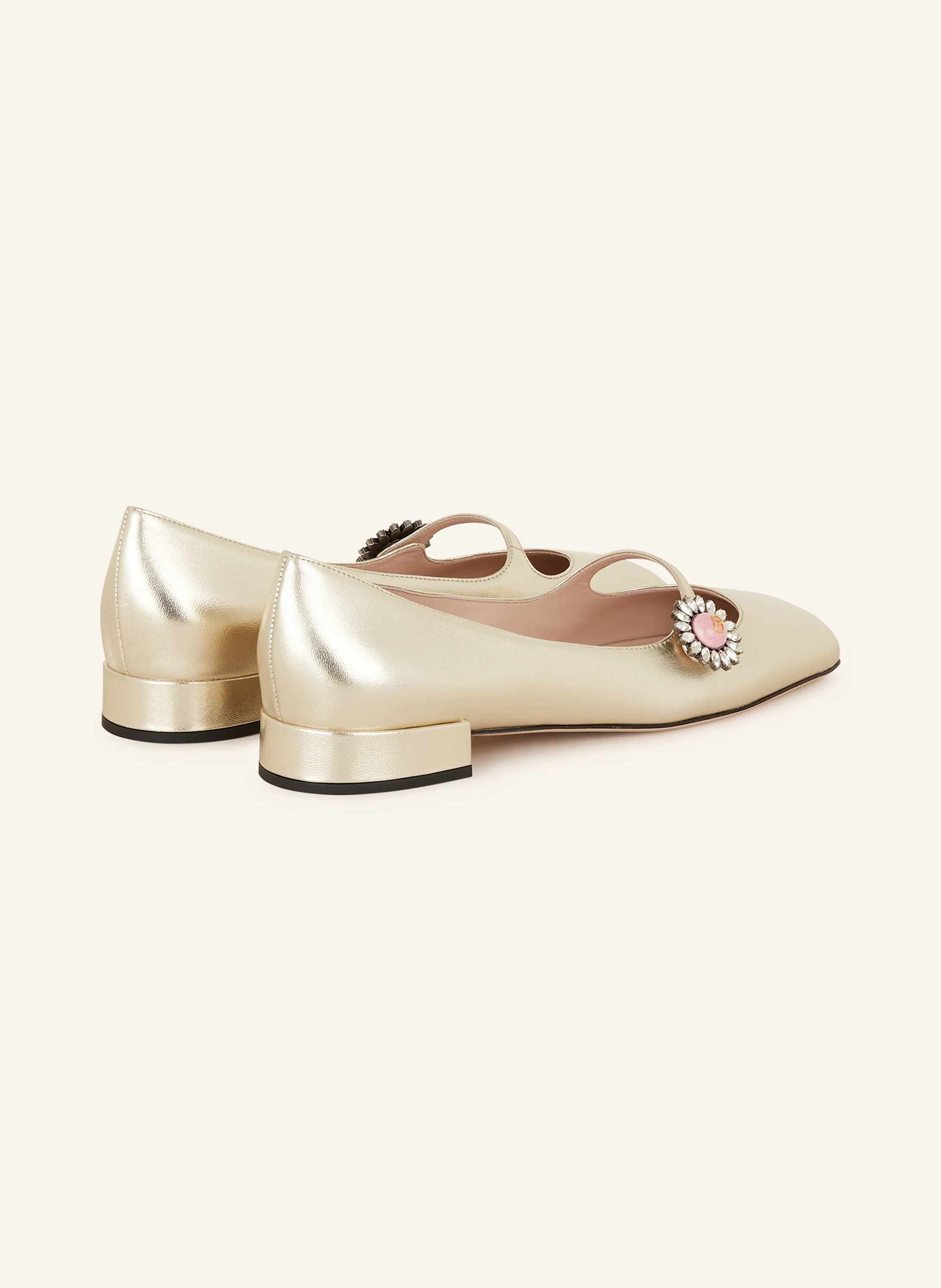 VALENTINO GARAVANI Mary-Jane-Ballerinas PRESHOES mit Schmucksteinen