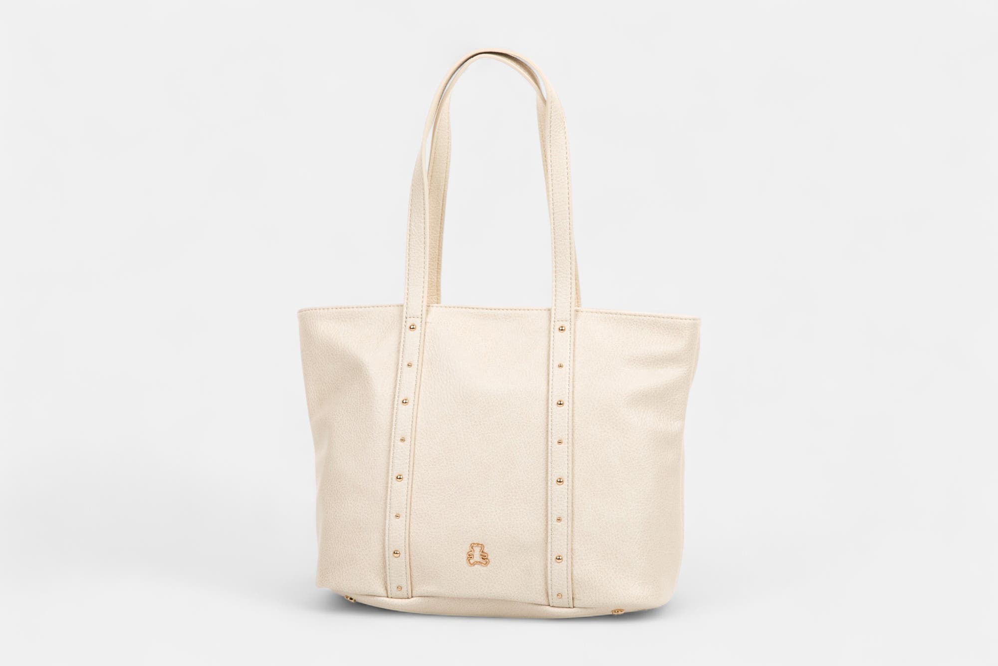 Sac de shopping beige