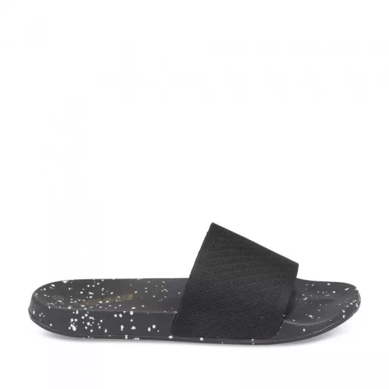 Claquettes NOIR DENIM SIDE
