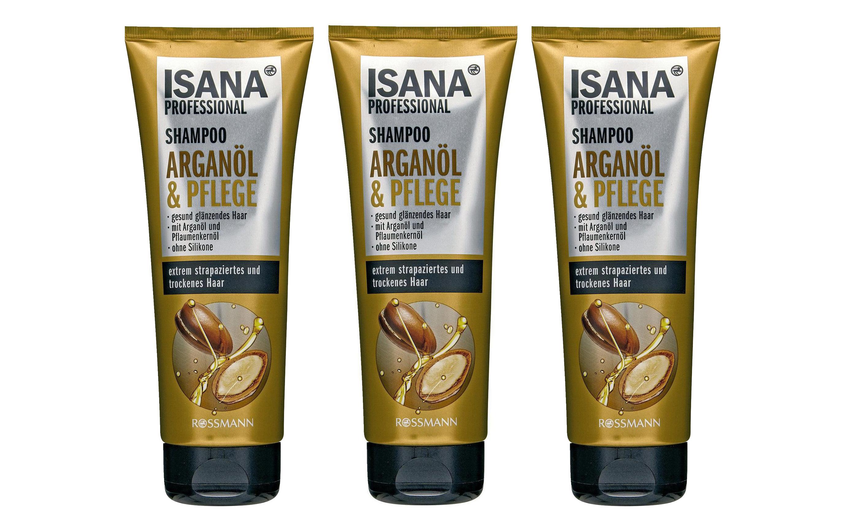 Shampoo Arganöl & Pflege 3 x 250 mlShampoo für extrem strapaziertes und trockenes Haar