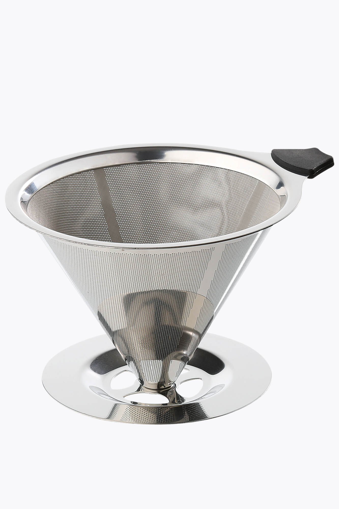 cilio Dauerfilter mit Standfuß, Edelstahl