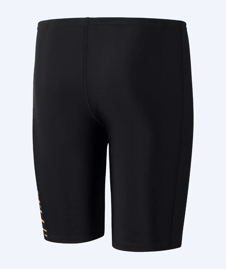 Speedo lange badebukser til drenge - Plastisol Placement - Sort/gul