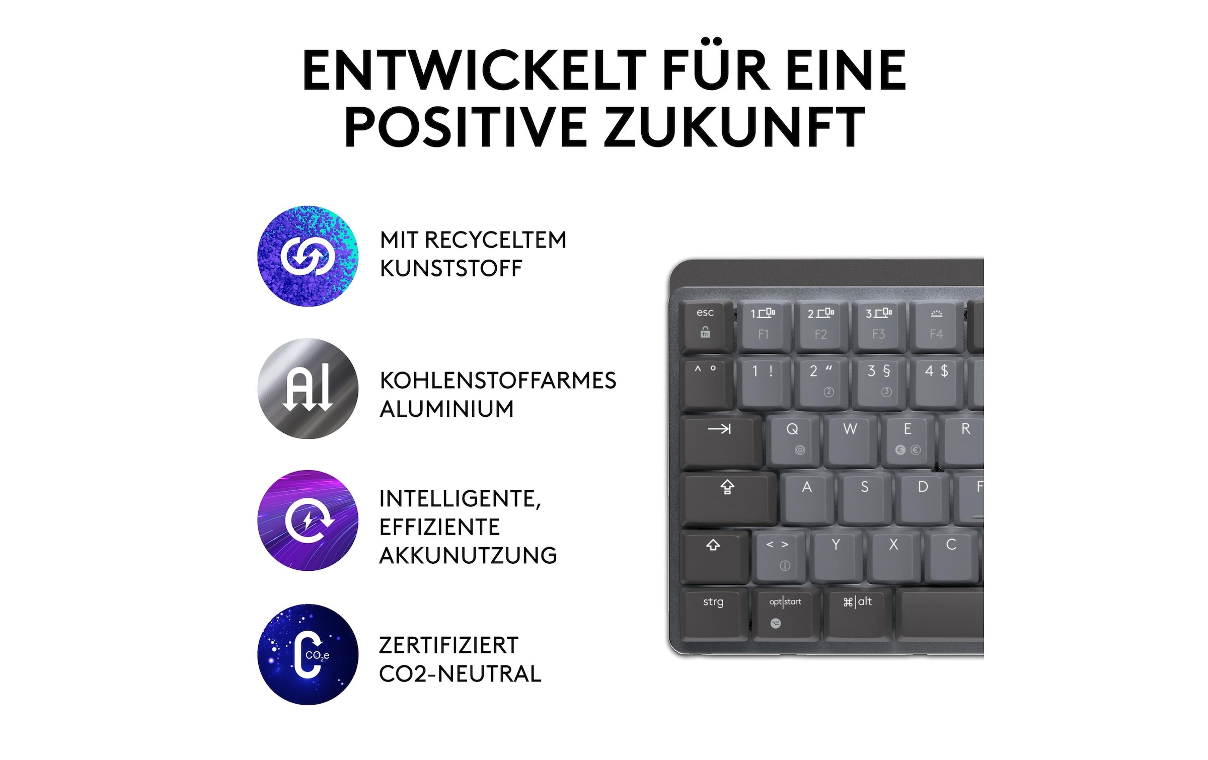 Logitech Wireless-Tastatur »MX Mechanical Mini« ()