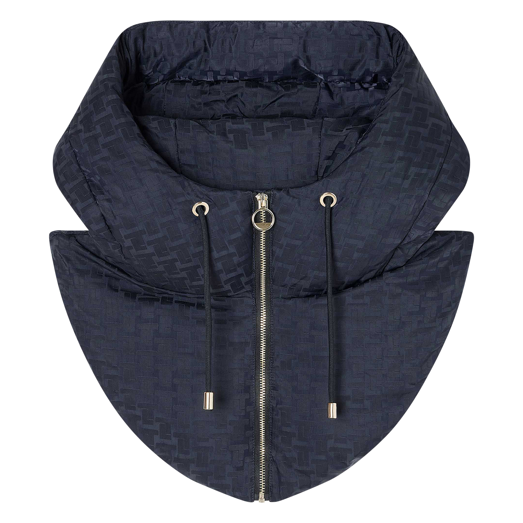 DARIA - Capuche en jacquard imprimé | Bleu