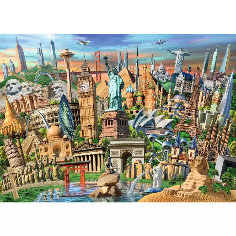Ravensburger Sehenswürdigkeiten weltweit bunt