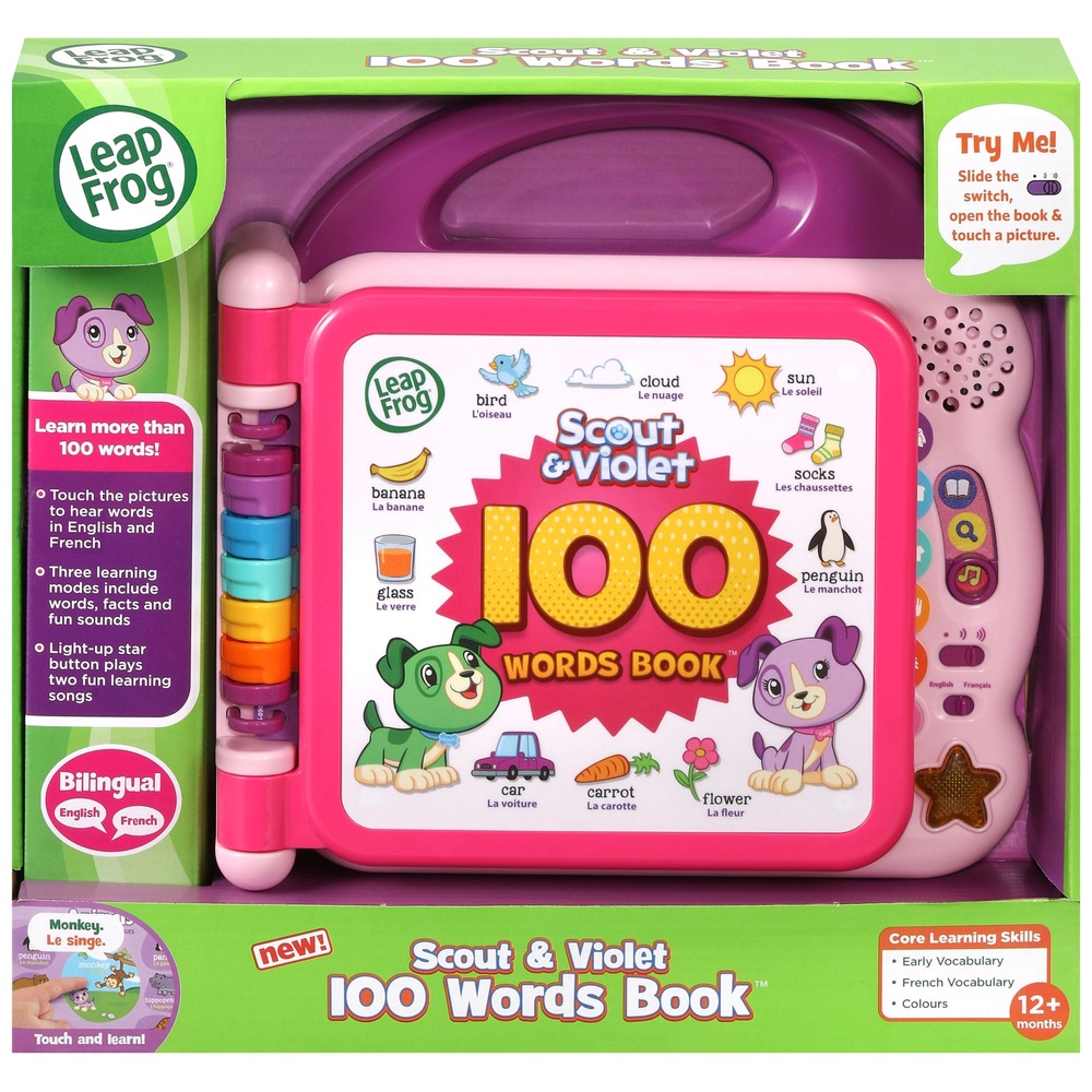 LeapFrog 100 Wörter Pinkes Buch – Scout und Violet