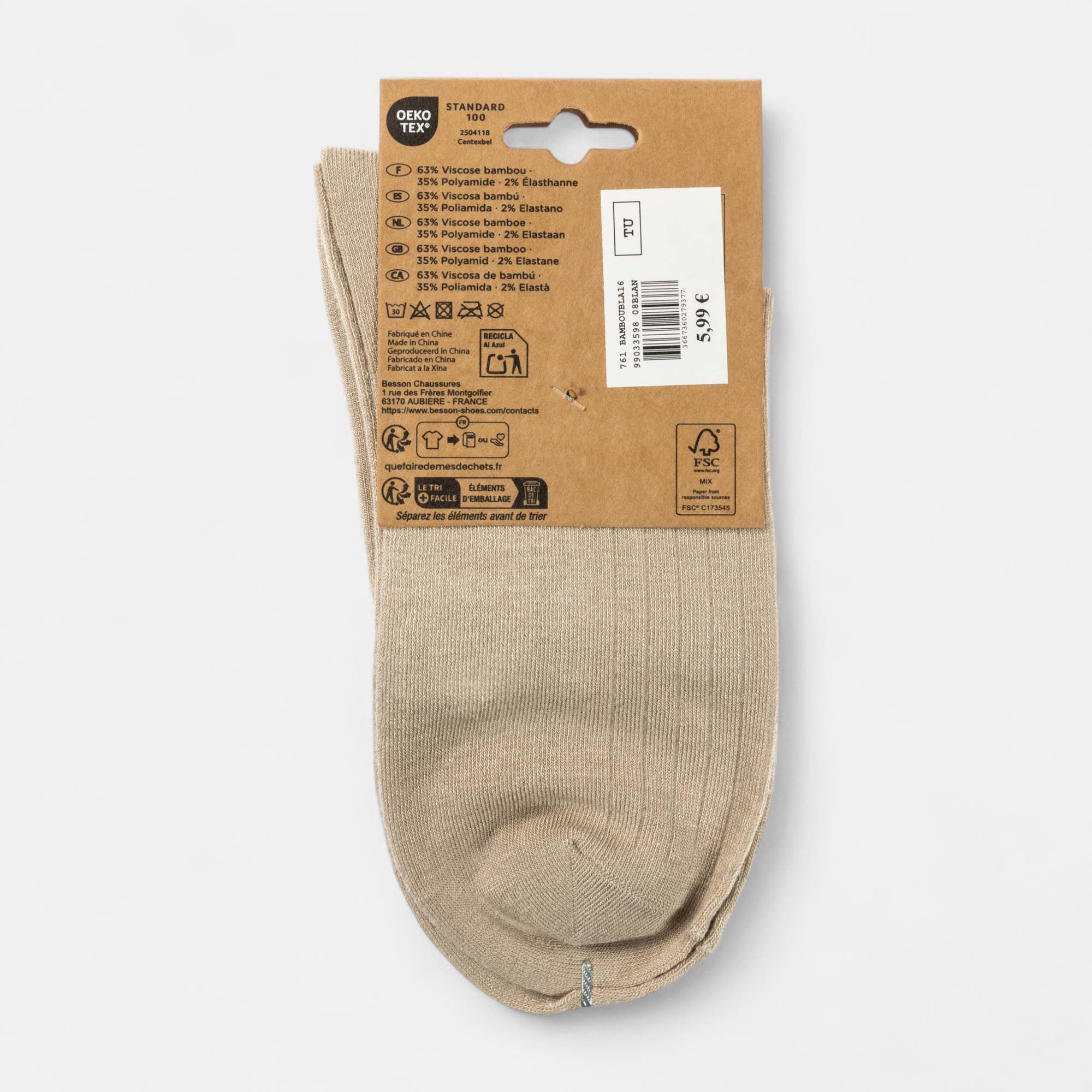 Chaussettes Femme blanc